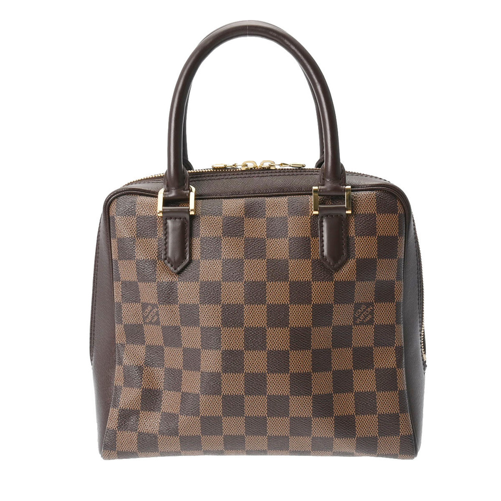 LOUIS VUITTON Damier Brera Brown Canvas Handbag